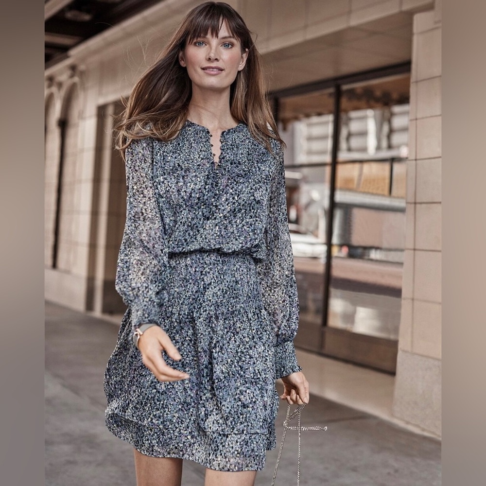 White House Black Market blouson dress